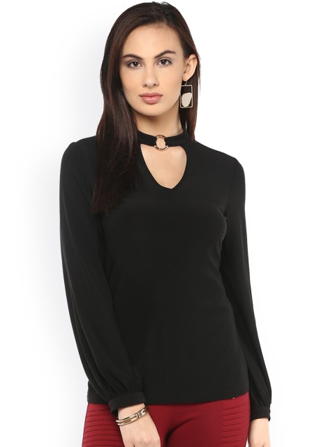 

Kazo Women Black Solid Top
