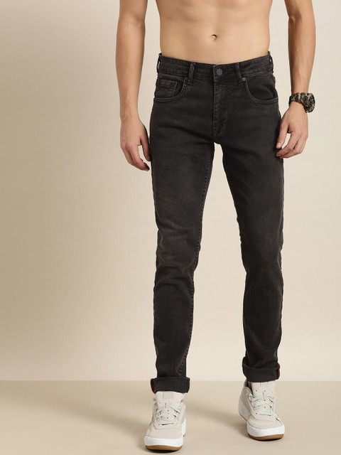 

Moda Rapido Men Black Slim Fit Mid-Rise Clean Look Stretchable Jeans
