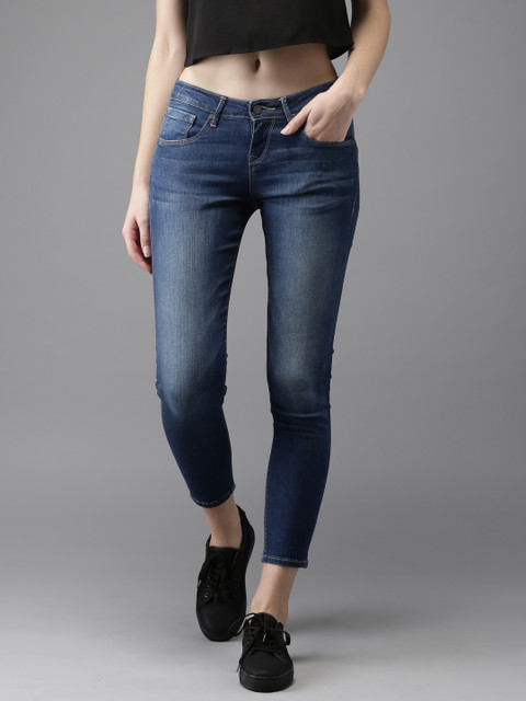 

Moda Rapido Women Blue Skinny Fit Mid-Rise Clean Look Stretchable Jeans