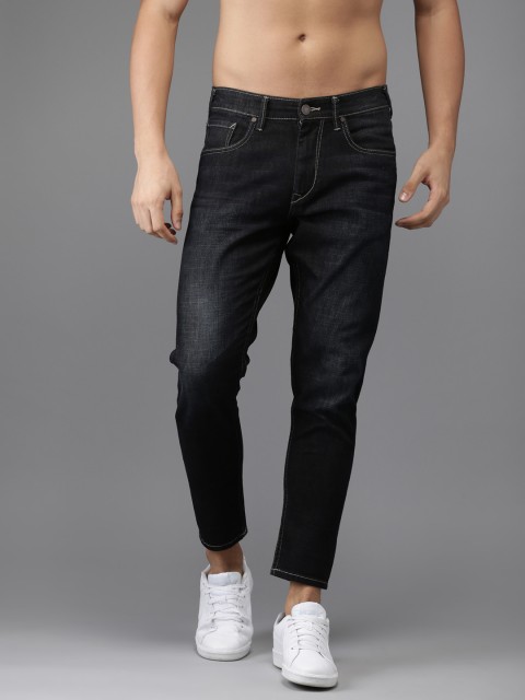 

Moda Rapido Men Blue Slim Fit Cropped Low-Rise Clean Look Stretchable Jeans