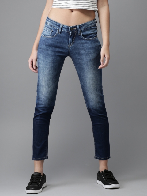 

Moda Rapido Women Blue Skinny Fit Mid-Rise Clean Look Stretchable Jeans