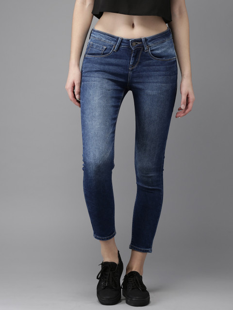 

Moda Rapido Women Blue Skinny Fit Mid-Rise Clean Look Stretchable Jeans