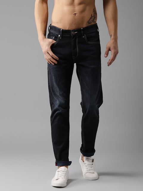 

Moda Rapido Men Navy Blue Slim Fit Mid-Rise Clean Look Stretchable Jeans