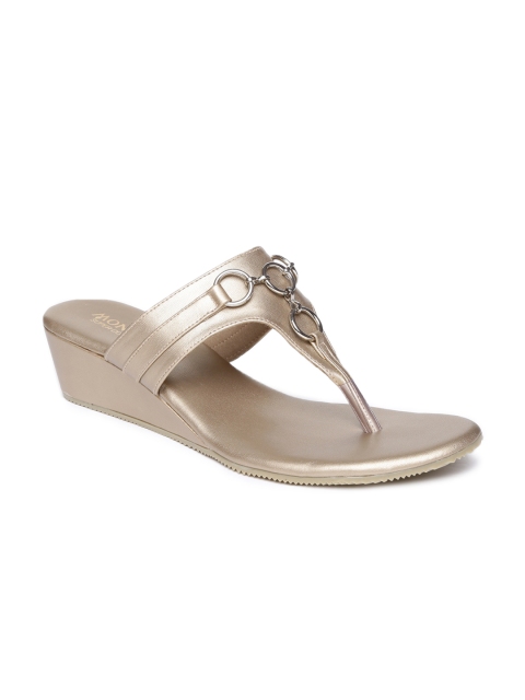 

Monrow Women Gold-Toned Solid Wedges