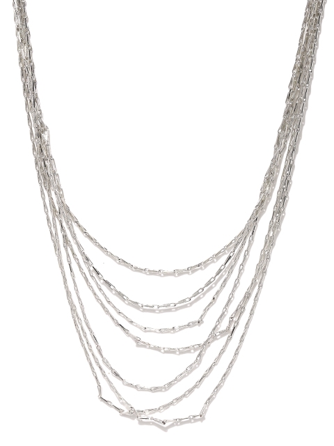 

Accessorize Silver-Toned Multistranded Necklace