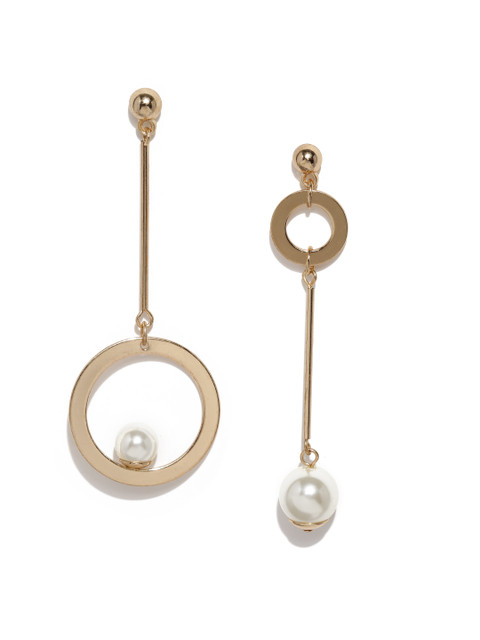 

Accessorize Gold-Toned Contemporary Drop Earrings