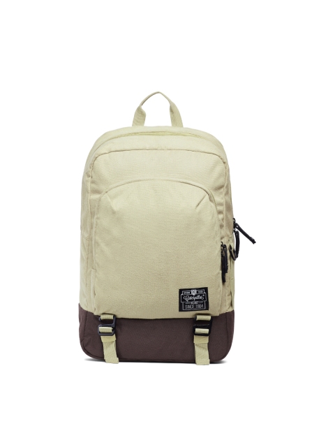 

CAT Unisex Beige Solid Backpack