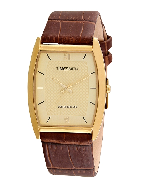 

TIMESMITH Men Gold-Toned Analogue Watch TSM-124