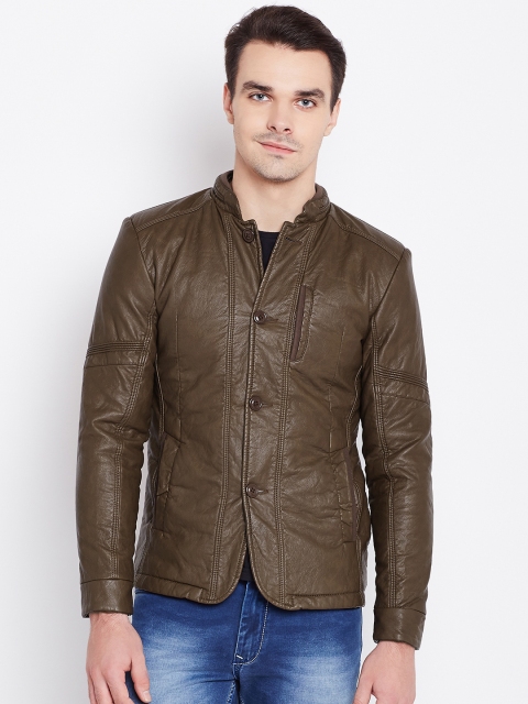 

Fort Collins Men Coffee Brown Solid Tailored Jacket