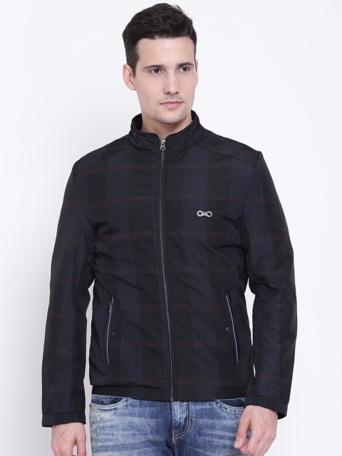 

Fort Collins Men Black Checked Tailored Jacket