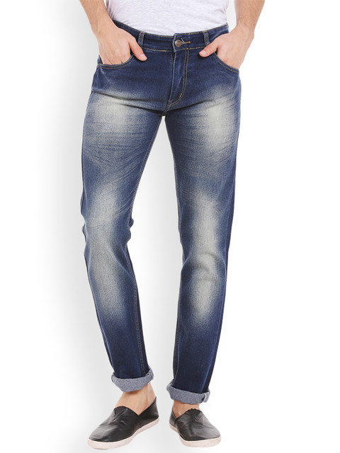 

High Star Men Blue Slim Fit Mid-Rise Clean Look Stretchable Jeans