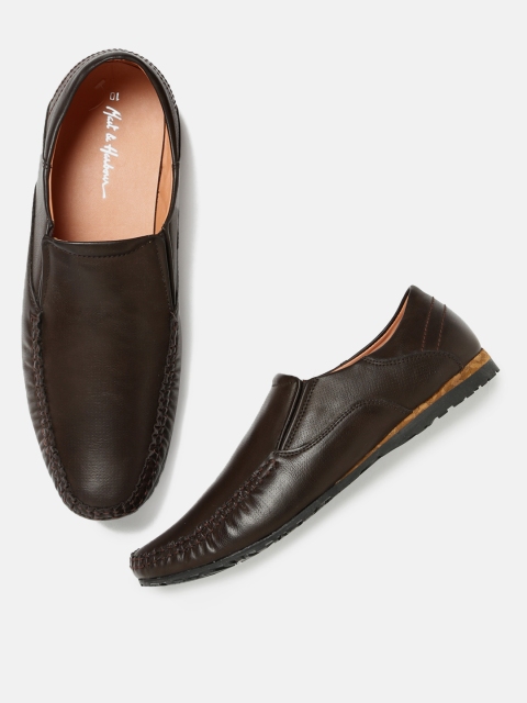 

Mast & Harbour Men Brown Slip-Ons