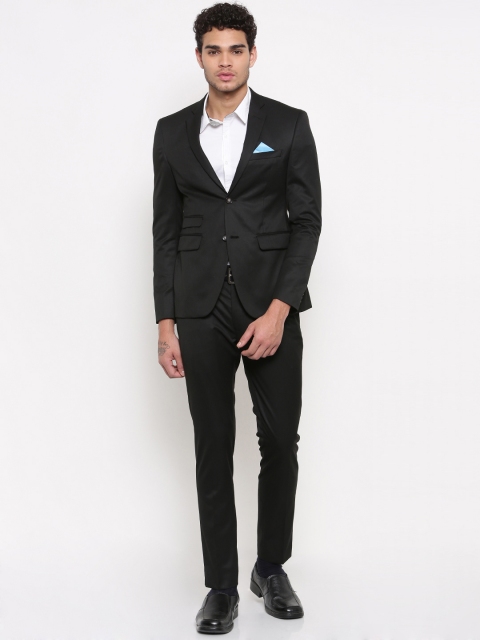 

Park Avenue Black Single-Breasted Neo Fit Formal Suit