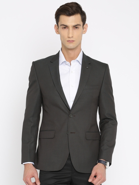 

Raymond Brown Single-Breasted Slim Fit Formal Blazer