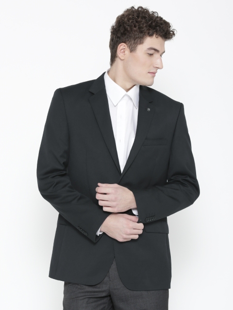 

Raymond Black Tailored Contemporary Fit Single-Breasted Formal Blazer