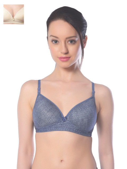 

Lady Lyka Pack of 2 Everyday Bras, Beige