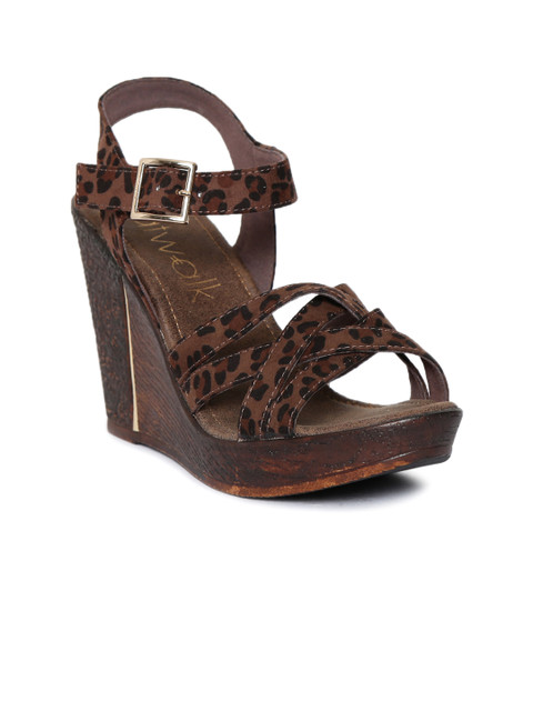 

Catwalk Women Brown Printed Wedges
