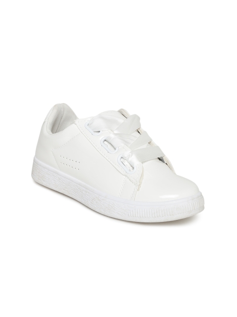 

Catwalk Women White Glossy Sneakers