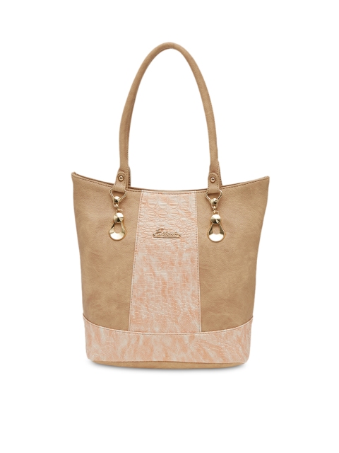 

ESBEDA Beige Solid Shoulder Bag