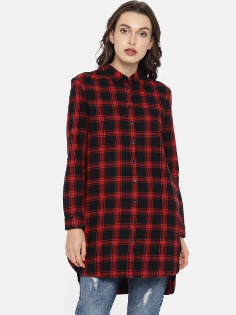 

ONLY Red & Black Checked Tunic