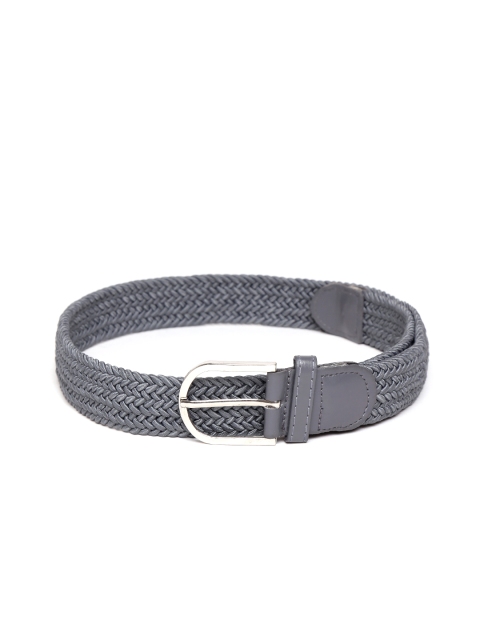 

Blueberry Men Grey Braided Belt