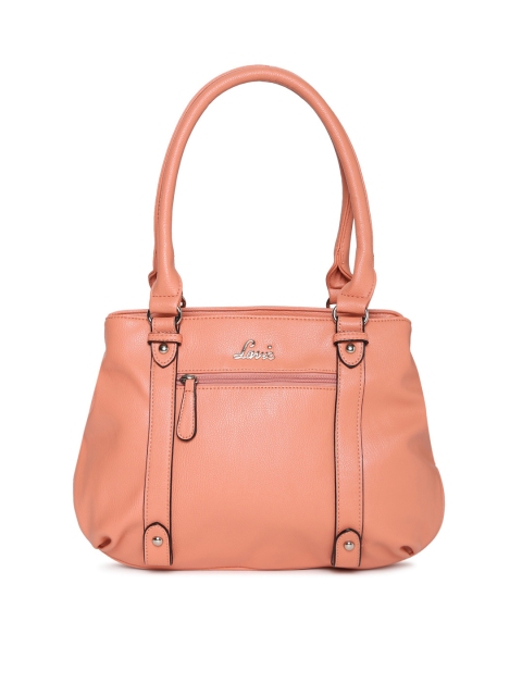

Lavie Pink Solid Handheld Bag