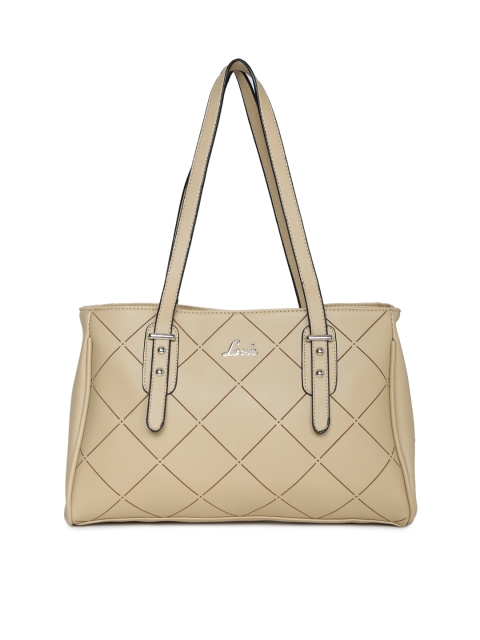 

Lavie Beige Solid Shoulder Bag