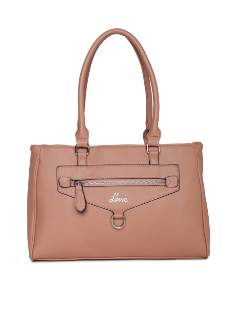 

Lavie Taupe Solid Shoulder Bag