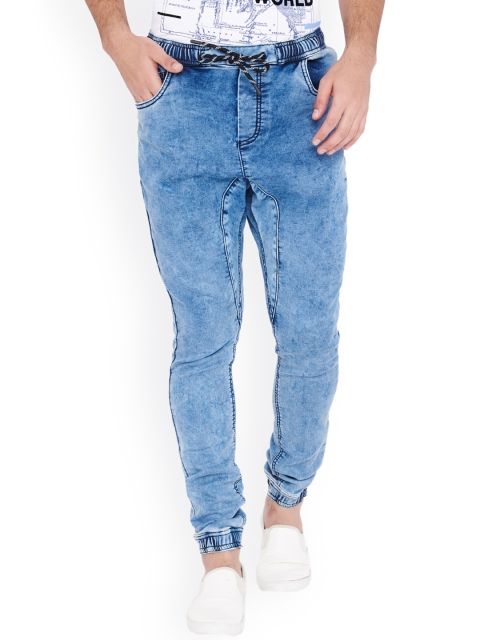 

IVOC Men Blue Slim Fit Mid-Rise Clean Look Jeans