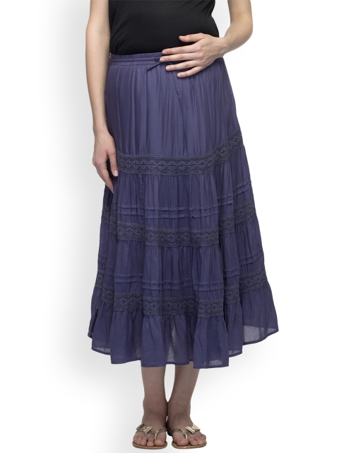 

Oxolloxo Purple Maternity Skirt