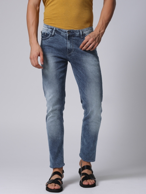 

True Blue Men Blue Slim Fit Mid-Rise Clean Look Stretchable Jeans