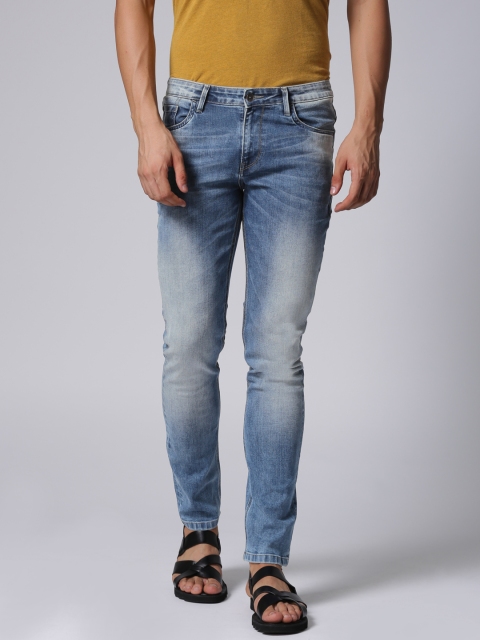 

True Blue Men Blue Regular Fit Mid-Rise Clean Look Stretchable Jeans