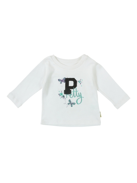 

Gini and Jony Girls White Printed Top