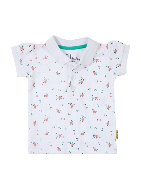 

Gini and Jony Girls White Solid Top