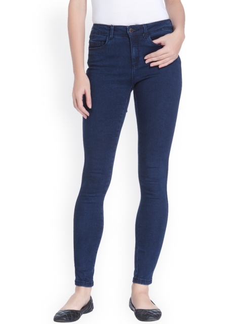 

ONLY Women Blue Slim Fit Low-Rise Clean Look Stretchable Jeans
