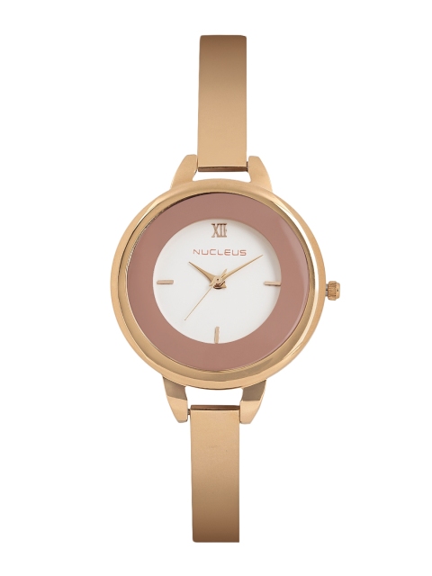 

Nucleus Women White & Pink Analogue Watch NTLRGMW