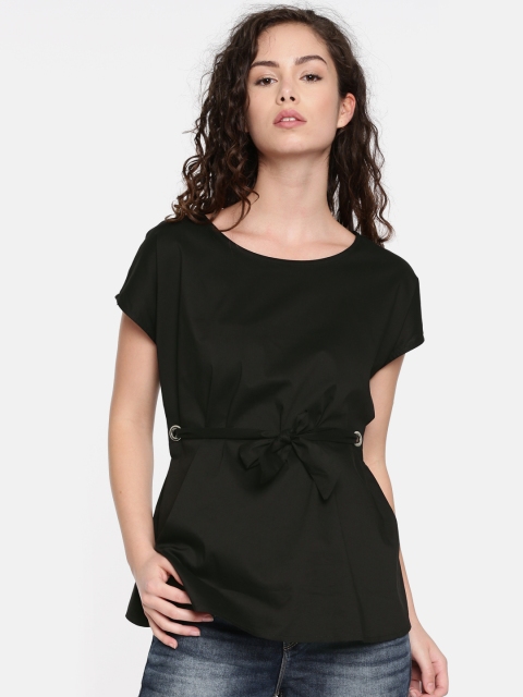 

Vero Moda Women Black Solid Top