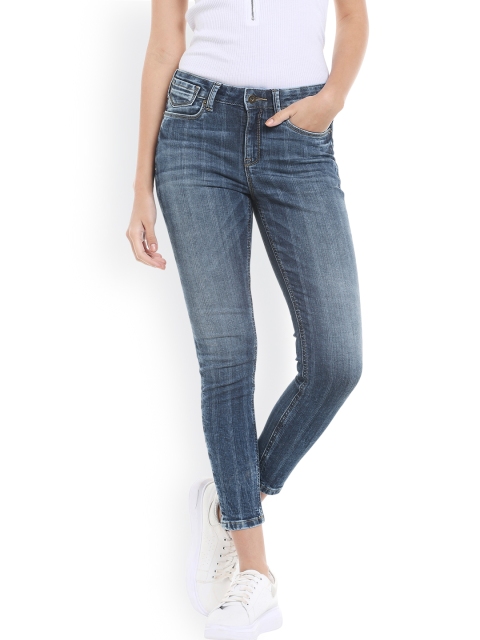 

Vero Moda Women Blue Slim Fit Mid-Rise Clean Look Stretchable Jeans