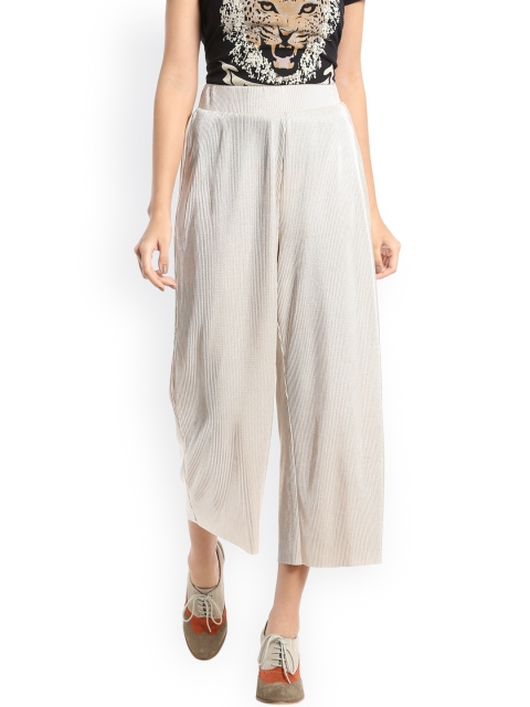 

Vero Moda Women Beige Regular Fit Solid Culottes