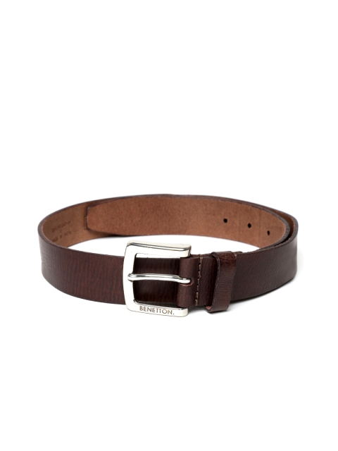 

United Colors of Benetton Men Brown Leather Belt