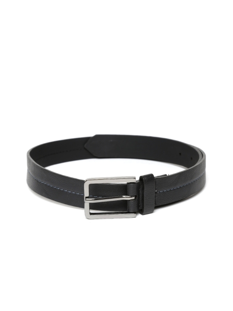 

United Colors of Benetton Men Black Solid Belt