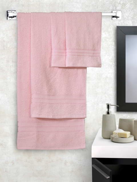 

Portico New York Set of 4 Pink Towel Set