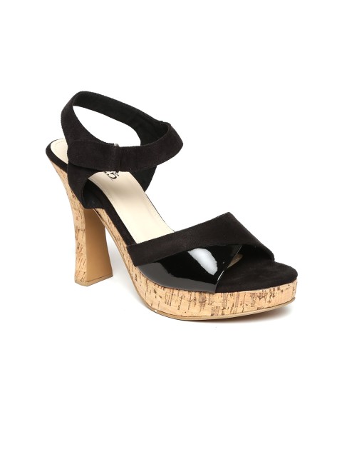 

Inc 5 Women Black Solid Sandals