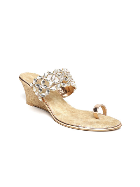 

Inc 5 Women Silver-Toned Embellished Sandals
