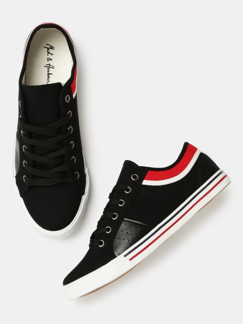 

Mast & Harbour Men Black Sneakers