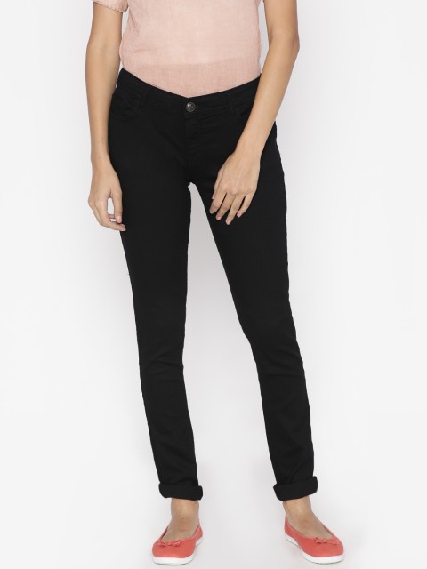 

Jealous 21 Women Black Regular Fit Mid-Rise Clean Look Stretchable Jeans