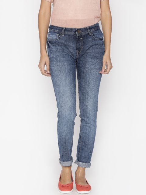 

Jealous 21 Women Blue Slim Fit Mid-Rise Clean Look Stretchable Jeans