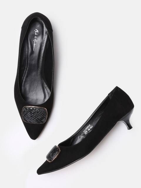 

Mast & Harbour Women Black Solid Heels