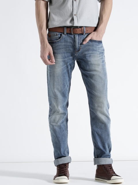 

s.Oliver Men Blue Slim Fit High-Rise Clean Look Stretchable Jeans