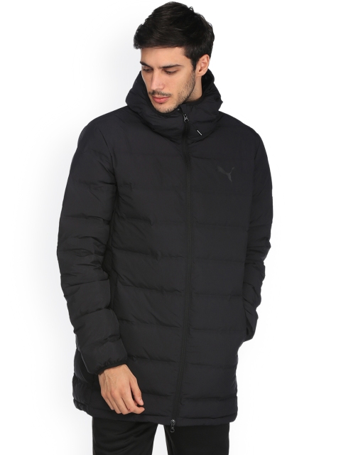 

Puma Men Black Solid Insulator Padded Jacket